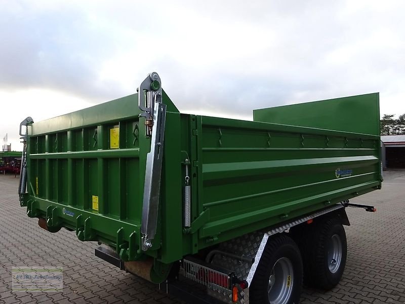 Abrollcontainer typu EURO-Jabelmann Container, Plattform, STE 4500 mit Stahlbordwände, überfahrb. Heckklappe, NEU, Neumaschine v Itterbeck (Obrázek 3)