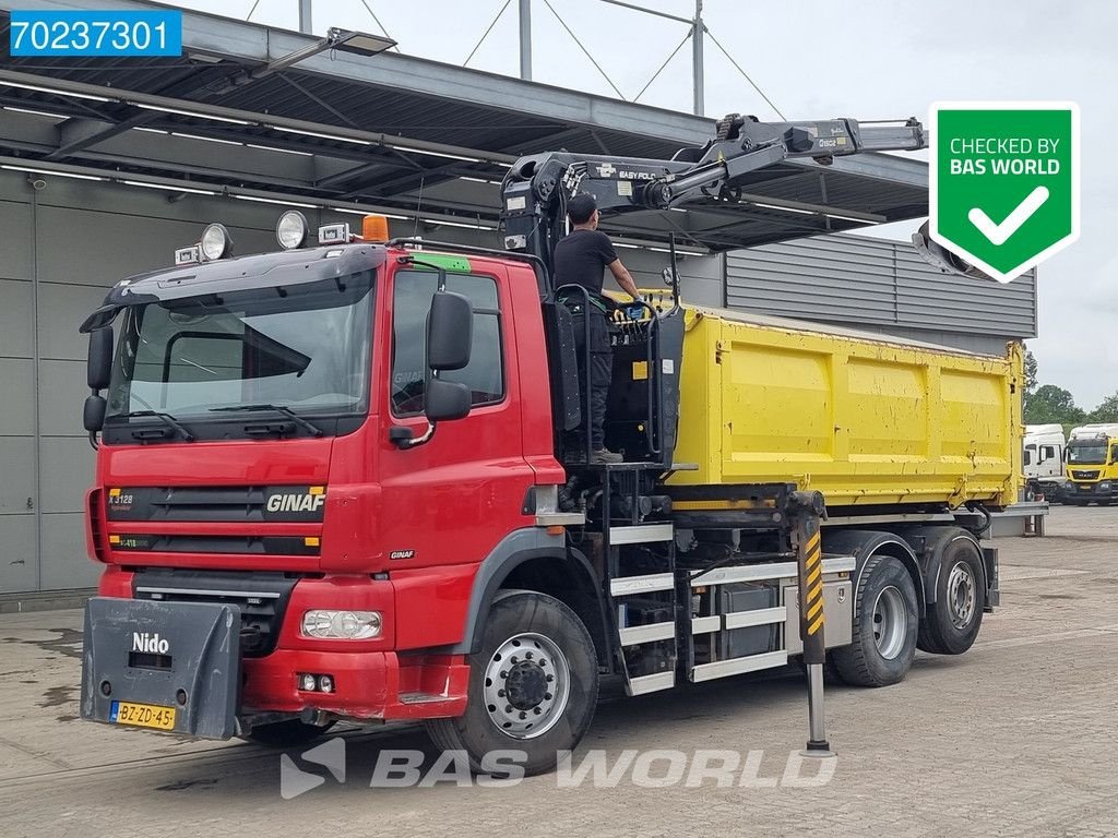 Abrollcontainer des Typs Ginaf X3128 6X4 NL-Truck Palfinger Q150Z Kran HydroDrive Lift+Lenkachs, Gebrauchtmaschine in Veghel (Bild 1)