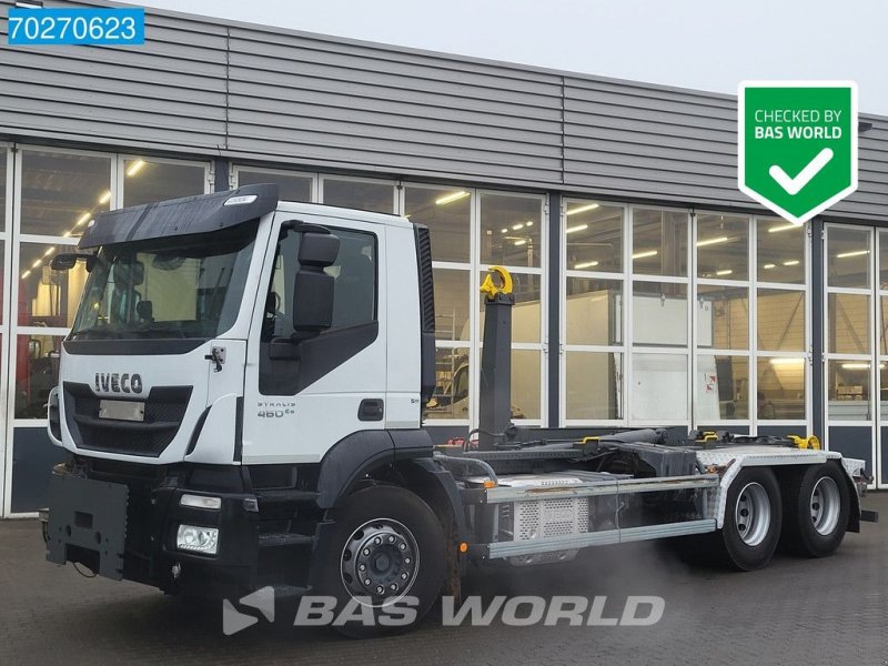 Abrollcontainer tip Iveco Stralis 460 6X2 20T Marrel Hooklift ActiveDay ACC Automatic Euro, Gebrauchtmaschine in Veghel (Poză 1)