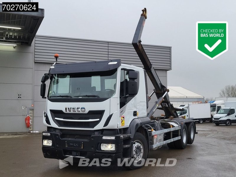 Abrollcontainer типа Iveco Stralis 460 6X2 20tons Marrel hooklift Lift Axle ACC Euro 6, Gebrauchtmaschine в Veghel (Фотография 1)