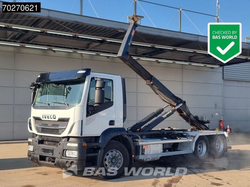 Abrollcontainer a típus Iveco Stralis 460 6X2 20tons Marrel Liftachse ACC Euro 6, Gebrauchtmaschine ekkor: Veghel (Kép 1)