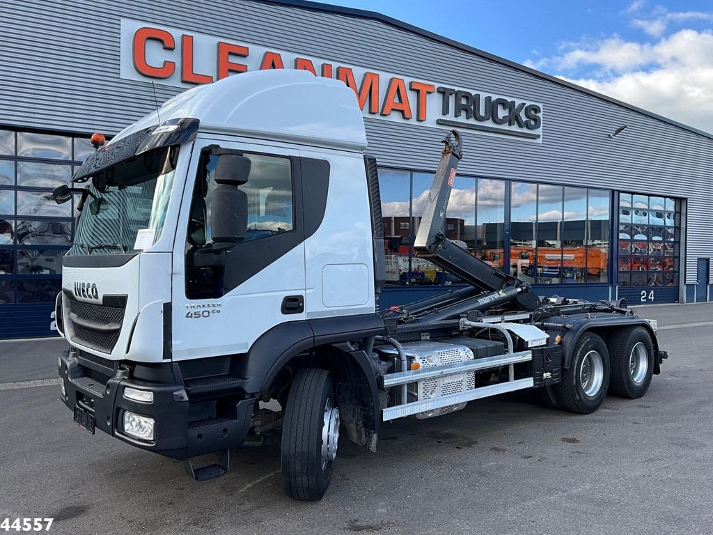 Abrollcontainer del tipo Iveco Trakker AT260T45 6x4 Marrel 20 Tons haakarmsysteem, Gebrauchtmaschine In ANDELST (Immagine 1)