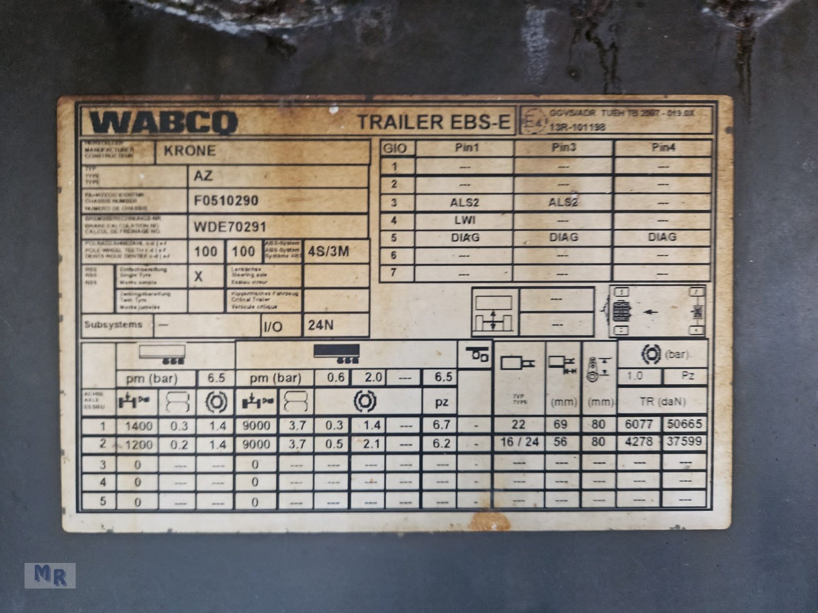 Abrollcontainer типа Krone AZ Interne NR. 10319, Gebrauchtmaschine в Greven (Фотография 17)