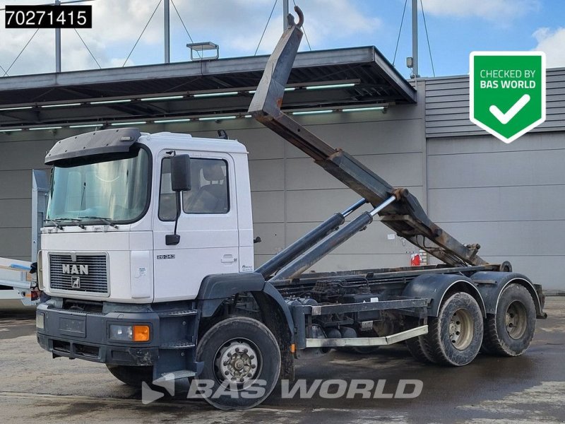 Abrollcontainer tipa MAN 26.343 DFC 6X4 Steelsuspension Manual Euro 2, Gebrauchtmaschine u Veghel (Slika 1)