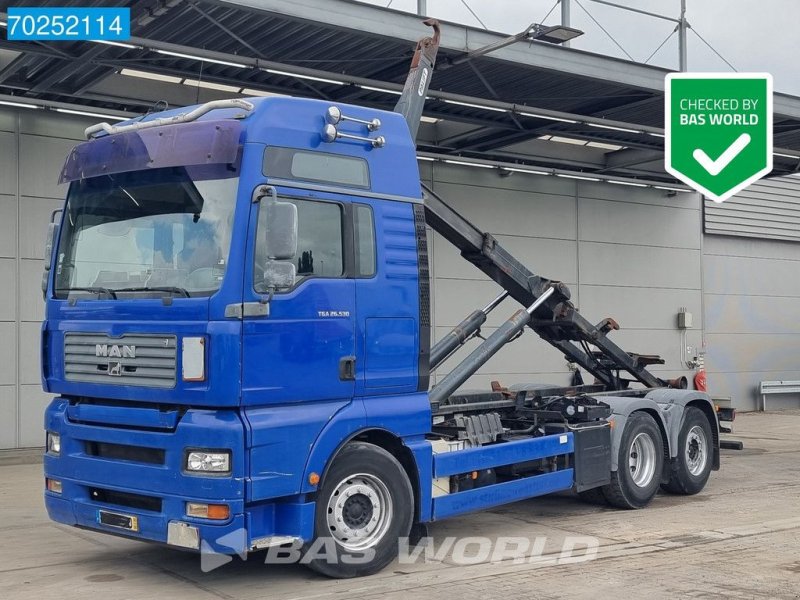 Abrollcontainer типа MAN TGA 26.530 6X2 XXL Manual Retarder Liftachse 20T Euro 2, Gebrauchtmaschine в Veghel (Фотография 1)