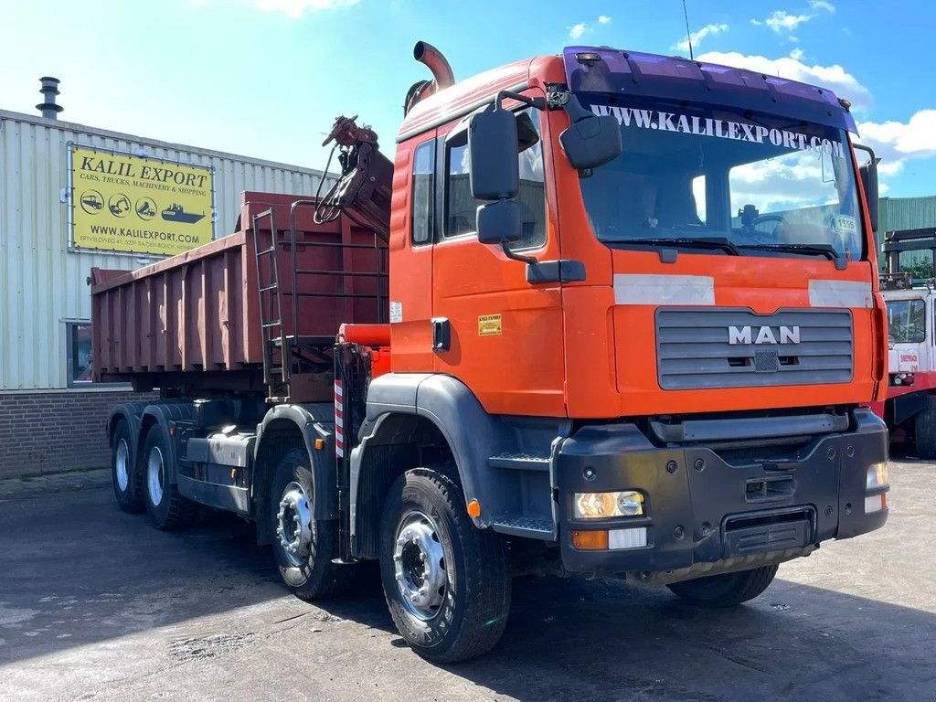 Abrollcontainer van het type MAN TGA 35.360 Kipper Container Palfinger PK15500 Crane 8x4 Full Ste, Gebrauchtmaschine in 'S-Hertogenbosch (Foto 8)