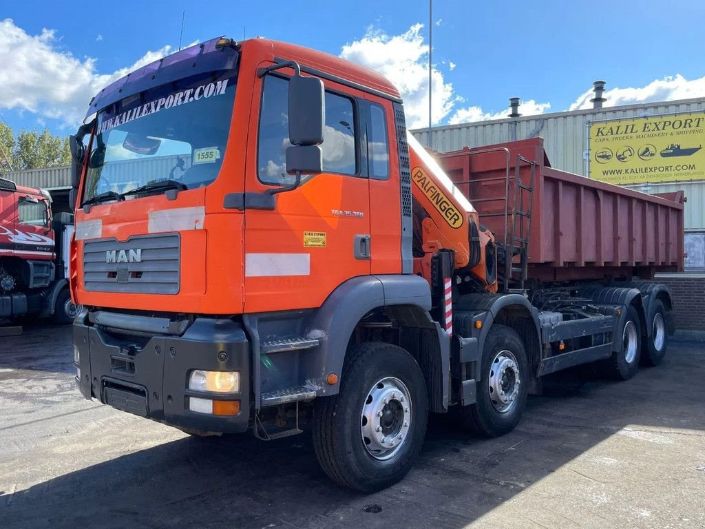 Abrollcontainer Türe ait MAN TGA 35.360 Kipper Container Palfinger PK15500 Crane 8x4 Full Ste, Gebrauchtmaschine içinde 'S-Hertogenbosch (resim 7)