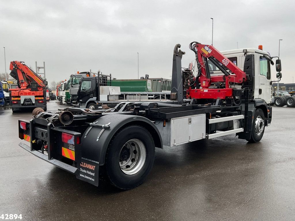 Abrollcontainer typu MAN TGM 18.280 HMF 4 Tonmeter laadkraan, Gebrauchtmaschine w ANDELST (Zdjęcie 5)