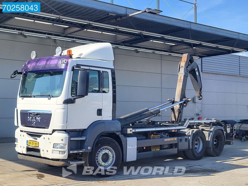 Abrollcontainer типа MAN TGS 28.360 6X2 Hiab XR21Z61 Liftachse Automatic Euro 5, Gebrauchtmaschine в Veghel (Фотография 3)