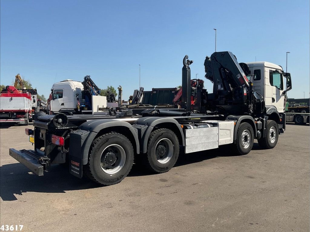 Abrollcontainer Türe ait MAN TGS 32.470 8x4 Euro 6 Hiab 22 Tonmeter laadkraan Just 68.765 Km!, Gebrauchtmaschine içinde ANDELST (resim 4)