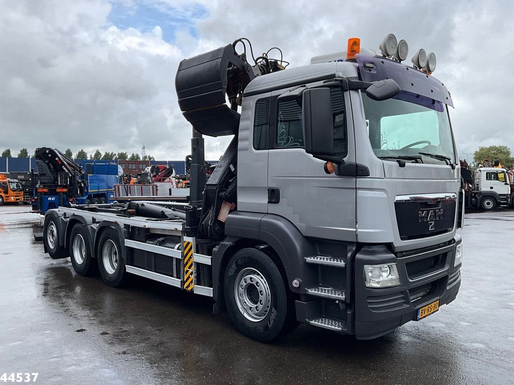 Abrollcontainer tip MAN TGS 35.400 8x4 HMF 16 Tonmeter Z-kraan, Gebrauchtmaschine in ANDELST (Poză 5)