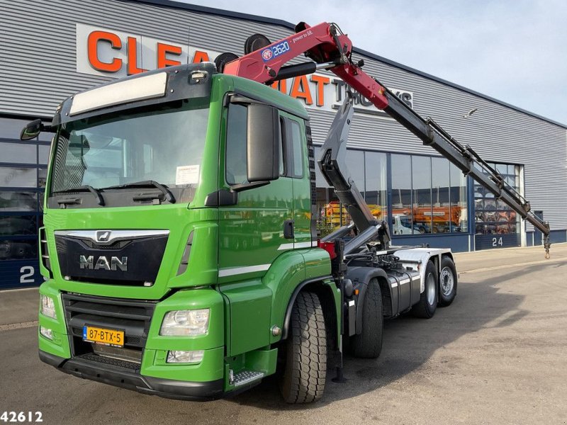 Abrollcontainer van het type MAN TGS 35.460 8x2 Euro 6 HMF 26 Tonmeter laadkraan, Gebrauchtmaschine in ANDELST (Foto 1)