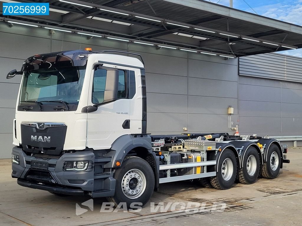 Abrollcontainer tip MAN TGS 35.480 8X4 NEW! HYVA 26-62 SK Lift+Lenkachse Euro 6, Neumaschine in Veghel (Poză 9)