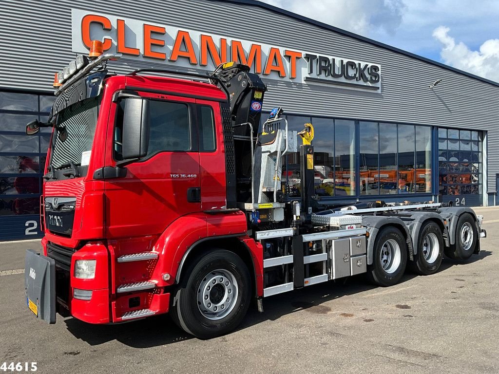 Abrollcontainer of the type MAN TGS 36.460 8x4 Euro 6 HMF 19 Tonmeter Z-kraan, Gebrauchtmaschine in ANDELST (Picture 7)