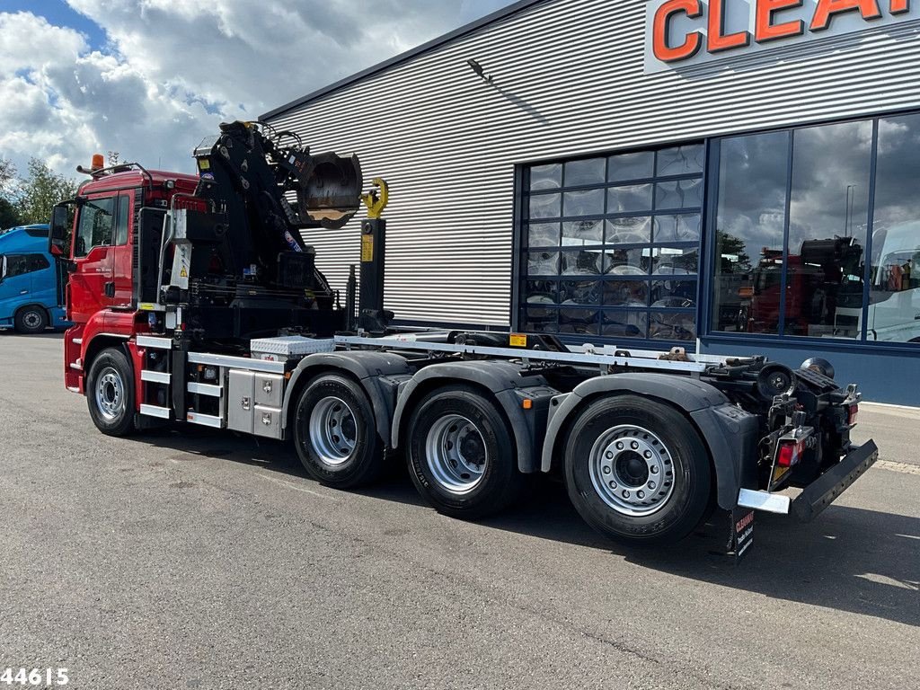 Abrollcontainer van het type MAN TGS 36.460 8x4 Euro 6 HMF 19 Tonmeter Z-kraan, Gebrauchtmaschine in ANDELST (Foto 2)