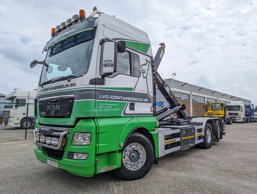 Abrollcontainer tip MAN TGX 26.480 6x2/4 XXL Euro5 - Haakarm 25T - StuurAs - ManualGearb, Gebrauchtmaschine in Oud Gastel (Poză 1)