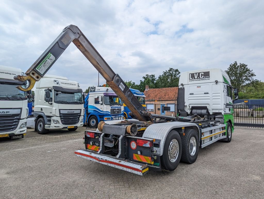 Abrollcontainer typu MAN TGX 26.480 6x2/4 XXL Euro5 - Haakarm 25T - StuurAs - ManualGearb, Gebrauchtmaschine w Oud Gastel (Zdjęcie 3)