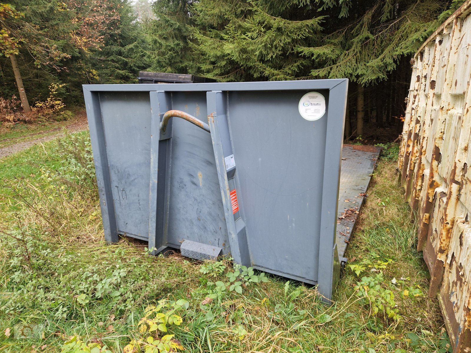 Abrollcontainer des Typs MS Abrollplattform 7m Hakenlift Zurrpunkte, Gebrauchtmaschine in Tiefenbach (Bild 1)