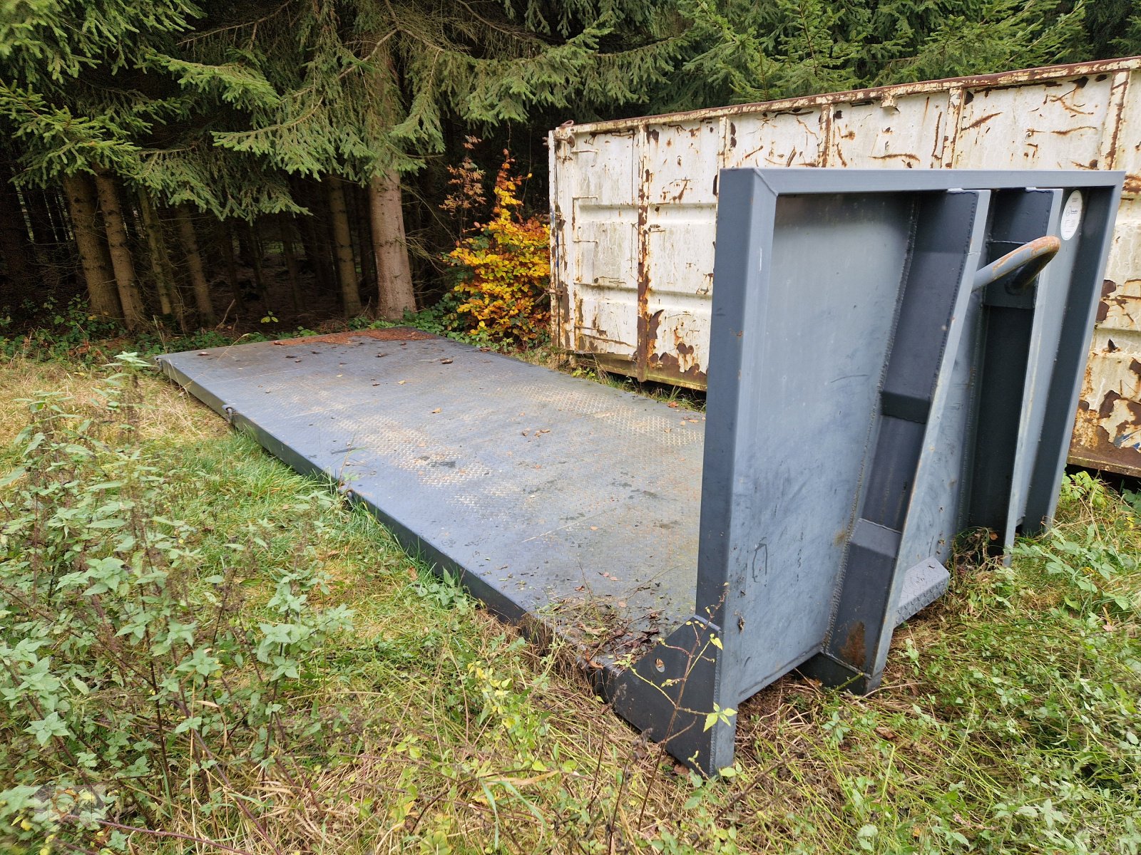 Abrollcontainer of the type MS Abrollplattform 7m Hakenlift Zurrpunkte, Gebrauchtmaschine in Tiefenbach (Picture 3)