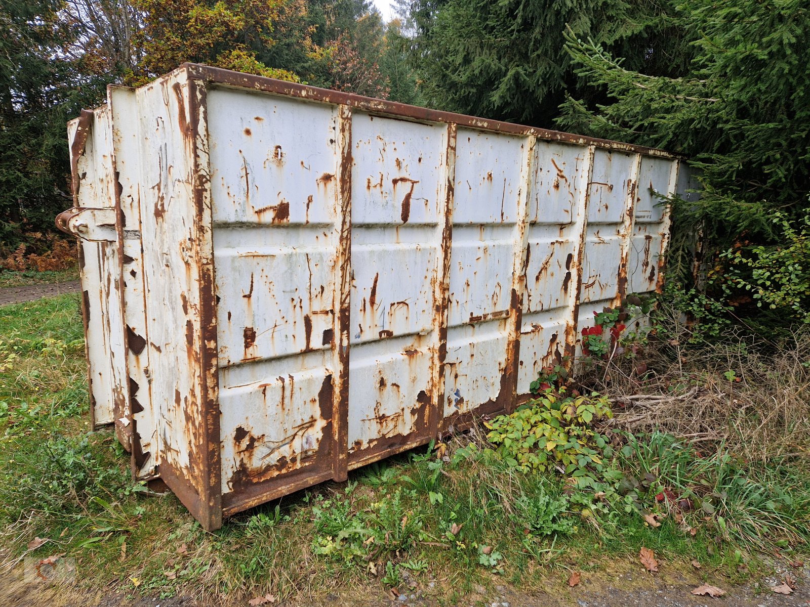 Abrollcontainer of the type MS Häckselcontainer Hakenlift Container, Gebrauchtmaschine in Tiefenbach (Picture 1)