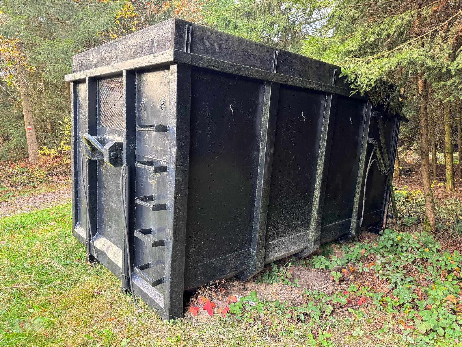 Abrollcontainer of the type MS Häckselcontainer Hydraulische Heckklappe Container Hakenlift, Gebrauchtmaschine in Tiefenbach (Picture 5)