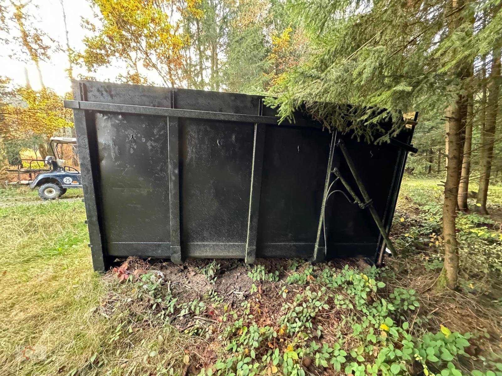 Abrollcontainer of the type MS Häckselcontainer Hydraulische Heckklappe Container Hakenlift, Gebrauchtmaschine in Tiefenbach (Picture 6)