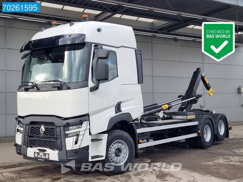 Abrollcontainer del tipo Renault C 480 6X2 NEW 26Tons Hyva Lift-Asche ACC EUR6, Neumaschine en Veghel (Imagen 1)