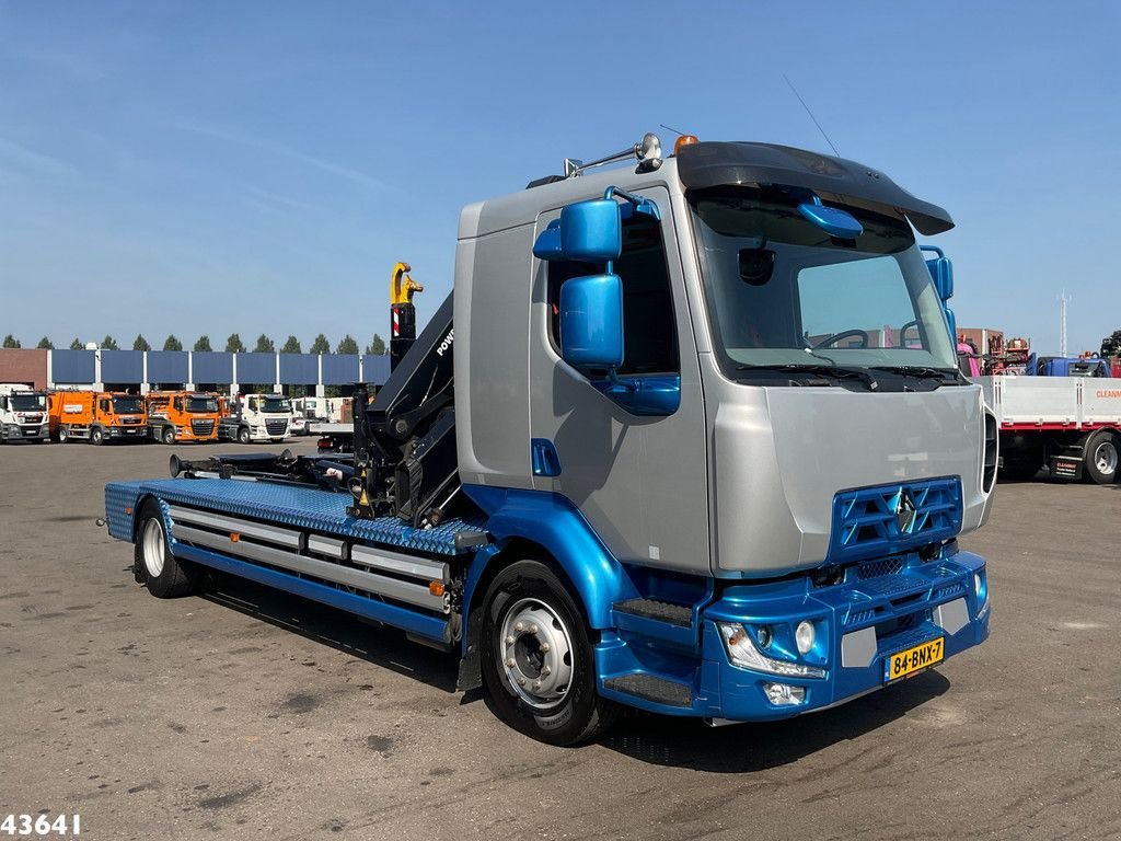 Abrollcontainer tipa Renault D 240 Euro 6 HMF 10 Tonmeter laadkraan Just 66.850 km!, Gebrauchtmaschine u ANDELST (Slika 3)