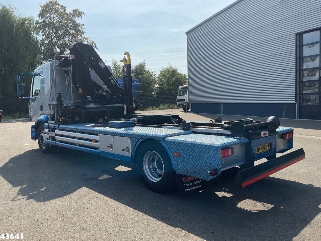 Abrollcontainer of the type Renault D 240 Euro 6 HMF 10 Tonmeter laadkraan Just 66.850 km!, Gebrauchtmaschine in ANDELST (Picture 5)