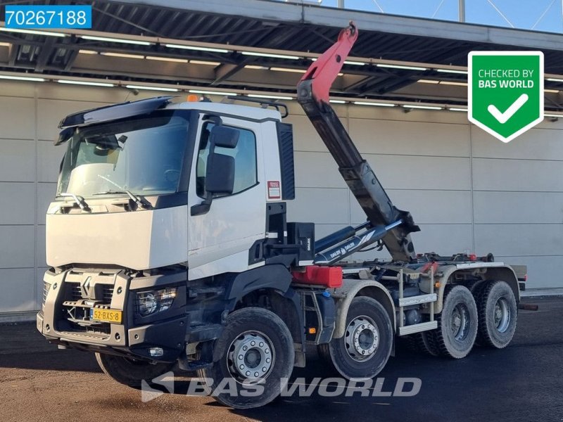 Abrollcontainer del tipo Renault K 460 8X4 NL-Truck Dalby 25T hooklift Big-Axle Steelsuspension N, Gebrauchtmaschine In Veghel (Immagine 1)