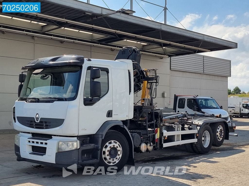 Abrollcontainer of the type Renault Premium 410 6X2 Hiab 166 BS-3 Kran Retarder Liftachse Euro 4, Gebrauchtmaschine in Veghel (Picture 10)