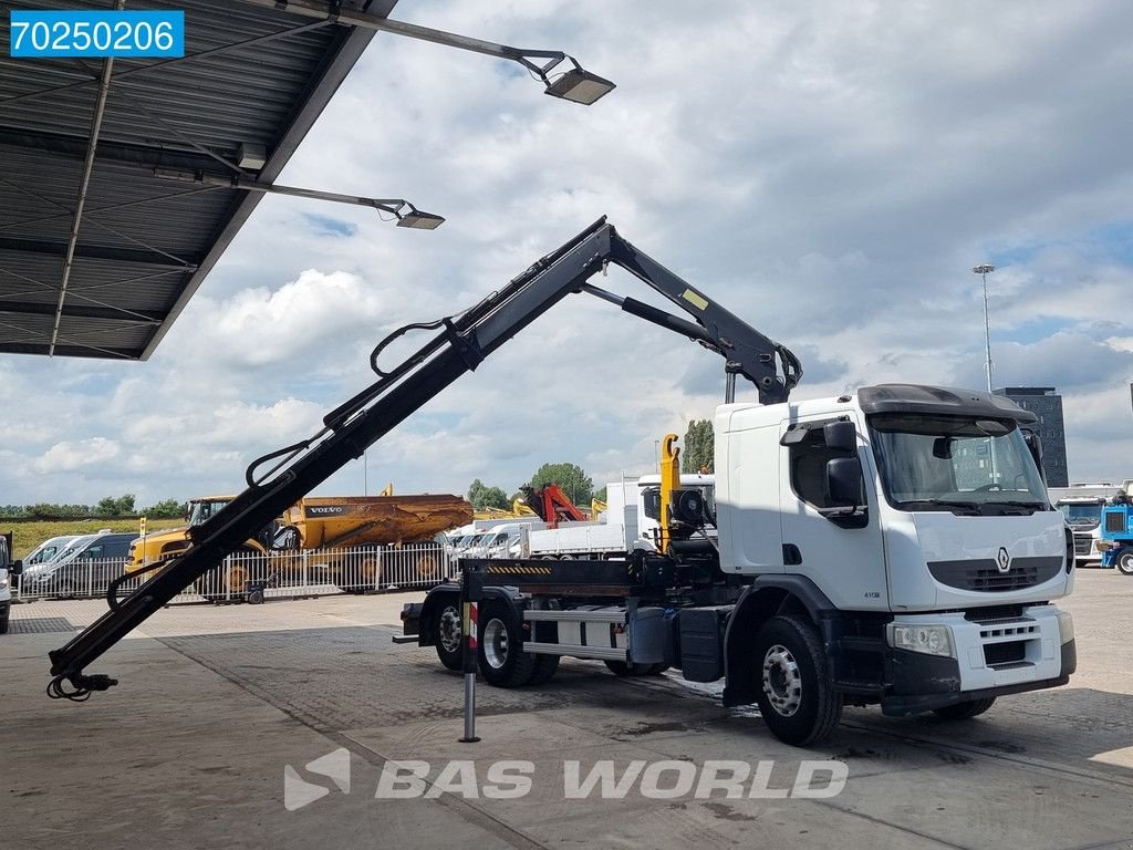 Abrollcontainer des Typs Renault Premium 410 6X2 Hiab 166 BS-3 Kran Retarder Liftachse Euro 4, Gebrauchtmaschine in Veghel (Bild 8)