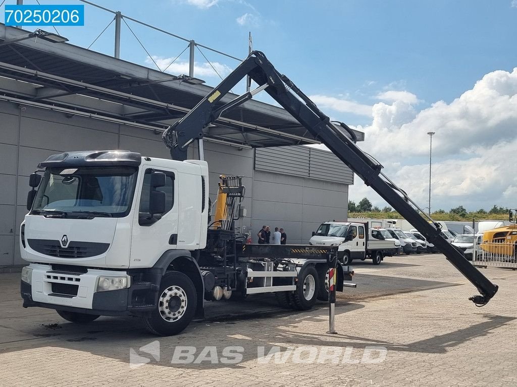 Abrollcontainer van het type Renault Premium 410 6X2 Hiab 166 BS-3 Kran Retarder Liftachse Euro 4, Gebrauchtmaschine in Veghel (Foto 5)