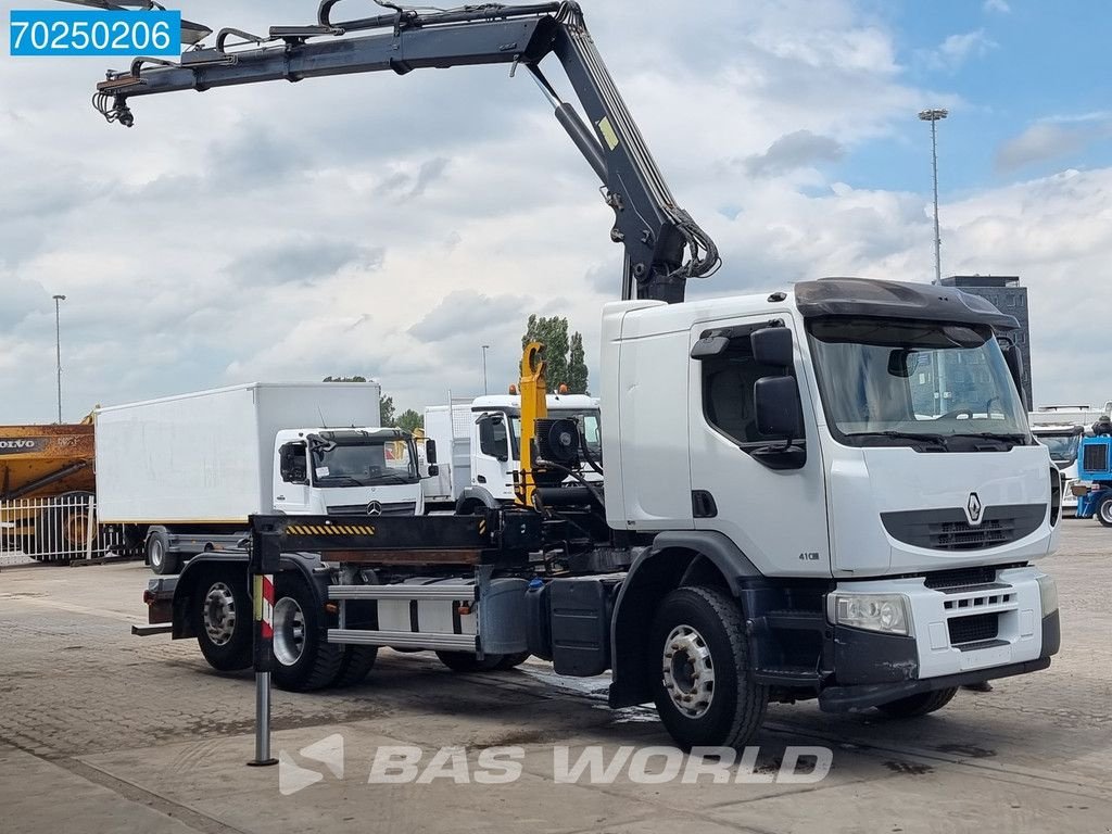 Abrollcontainer Türe ait Renault Premium 410 6X2 Hiab 166 BS-3 Kran Retarder Liftachse Euro 4, Gebrauchtmaschine içinde Veghel (resim 3)