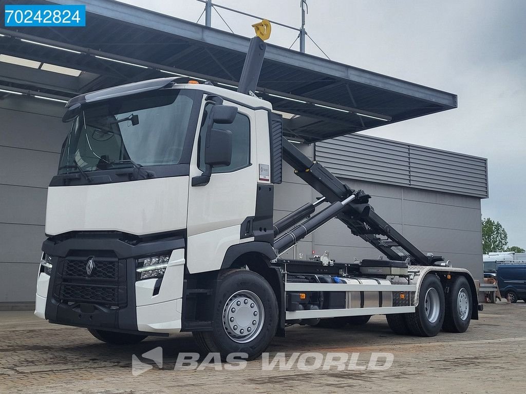 Abrollcontainer des Typs Renault T 480 6X2 NEW! Hyva 26-65 S Lift+Lenkachse GSR Smart tacho 2, Neumaschine in Veghel (Bild 5)