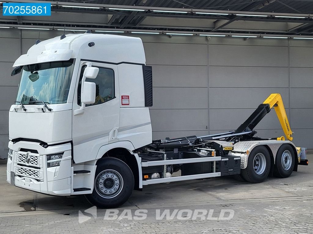 Abrollcontainer typu Renault T 480 6X2 Palfinger PTH20 SLD5 Lift-Lenkasche ACC Navi LED Euro, Neumaschine w Veghel (Zdjęcie 7)