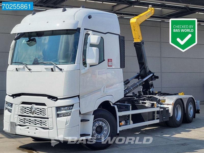 Abrollcontainer του τύπου Renault T 480 6X2 Palfinger PTH20 SLD5 Lift-Lenkasche ACC Navi LED Euro, Neumaschine σε Veghel (Φωτογραφία 1)