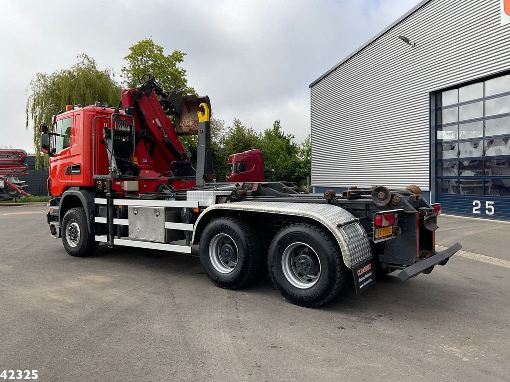 Abrollcontainer van het type Scania G 400 6x6 HMF 16 ton/meter Z-kraan Full steel, Gebrauchtmaschine in ANDELST (Foto 2)