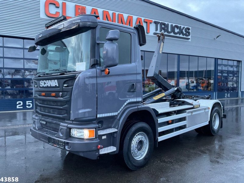 Abrollcontainer del tipo Scania G 410 Euro 6 Retarder Palfinger 15 Ton haakarmsysteem Just 150.6, Gebrauchtmaschine en ANDELST (Imagen 1)