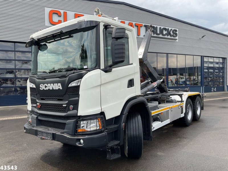 Abrollcontainer van het type Scania G 450 6x4 AJK 20 Ton haakarmsysteem, Gebrauchtmaschine in ANDELST (Foto 1)