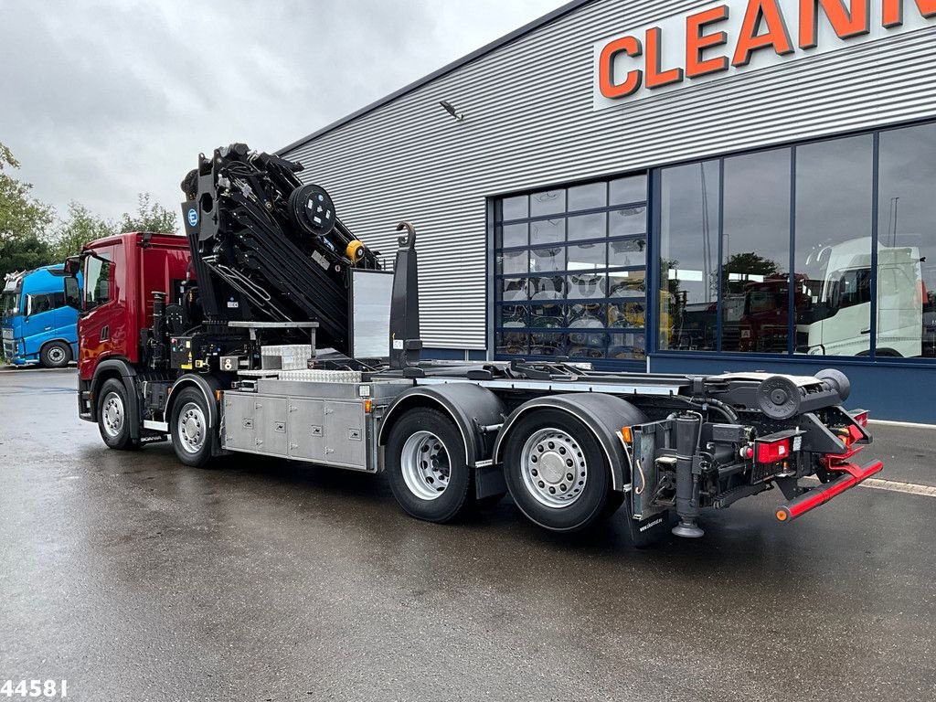 Abrollcontainer of the type Scania G 450 8x2 Euro 6 Effer 65 Tonmeter laadkraan + Fly-Jib Just 115., Gebrauchtmaschine in ANDELST (Picture 5)