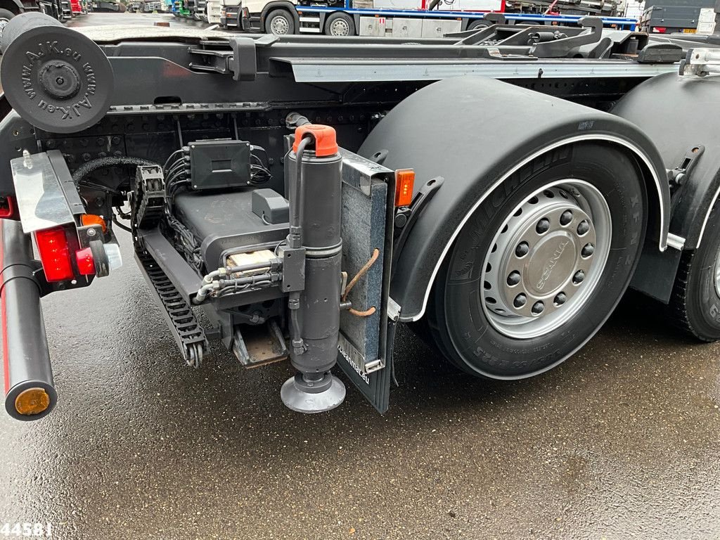 Abrollcontainer Türe ait Scania G 450 8x2 Euro 6 Effer 65 Tonmeter laadkraan + Fly-Jib Just 115., Gebrauchtmaschine içinde ANDELST (resim 11)