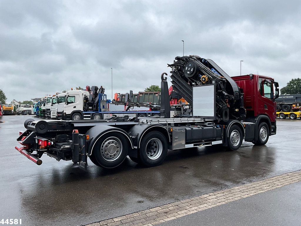 Abrollcontainer des Typs Scania G 450 8x2 Euro 6 Effer 65 Tonmeter laadkraan + Fly-Jib Just 115., Gebrauchtmaschine in ANDELST (Bild 4)