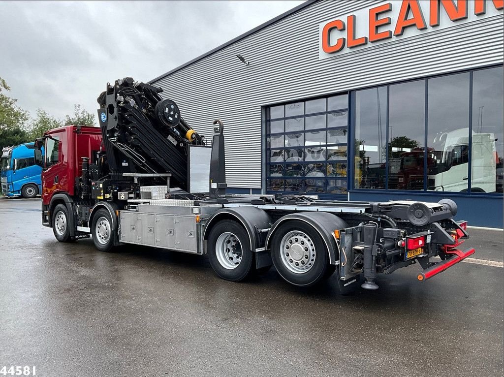 Abrollcontainer of the type Scania G 450 8x2 Euro 6 Effer 65 Tonmeter laadkraan + Fly-Jib Just 115., Gebrauchtmaschine in ANDELST (Picture 5)