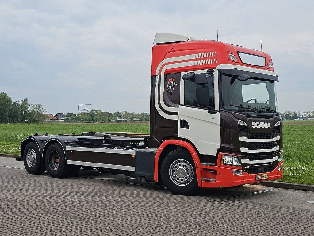 Abrollcontainer van het type Scania G450 6x2 nb vdl hooklift, Gebrauchtmaschine in Vuren (Foto 5)