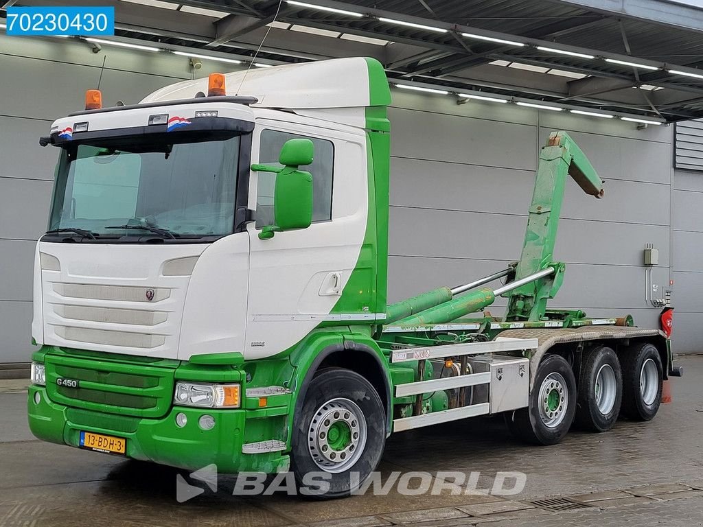 Abrollcontainer του τύπου Scania G450 8X2 NL-Truck 30tons VDL Hooklift Retarder Lift+Lenkachse Eu, Gebrauchtmaschine σε Veghel (Φωτογραφία 3)