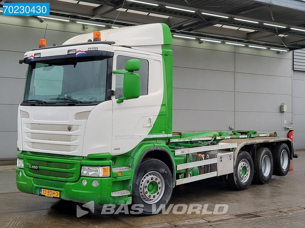 Abrollcontainer του τύπου Scania G450 8X2 NL-Truck 30tons VDL Hooklift Retarder Lift+Lenkachse Eu, Gebrauchtmaschine σε Veghel (Φωτογραφία 8)