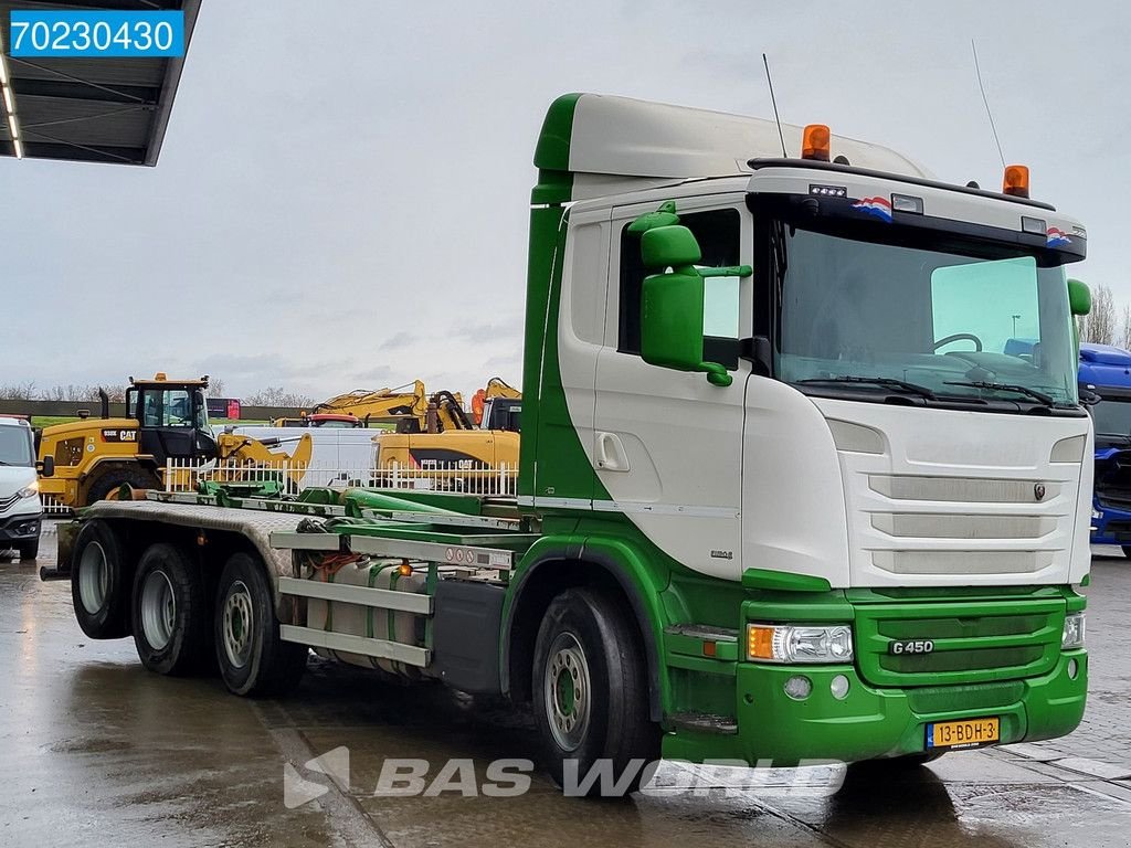 Abrollcontainer des Typs Scania G450 8X2 NL-Truck 30tons VDL Hooklift Retarder Lift+Lenkachse Eu, Gebrauchtmaschine in Veghel (Bild 10)