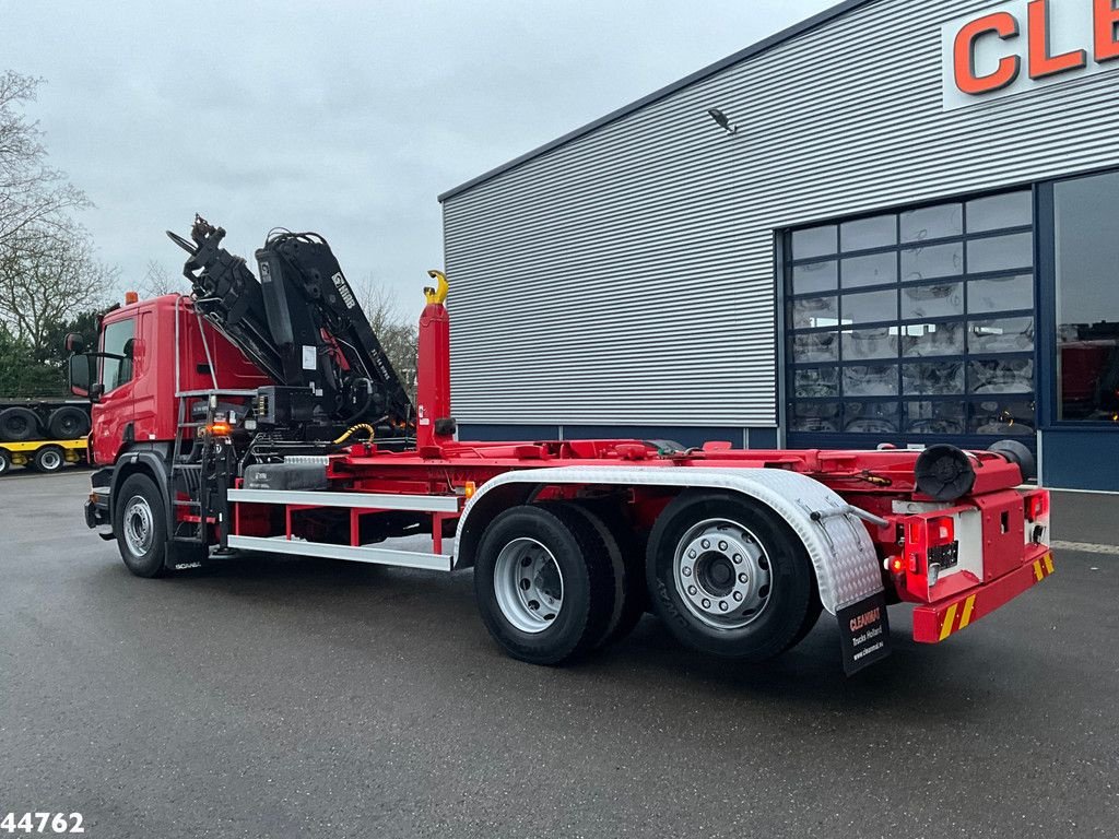 Abrollcontainer des Typs Scania P 320 Euro 6 Hiab 14 Tonmeter laadkraan, Gebrauchtmaschine in ANDELST (Bild 2)