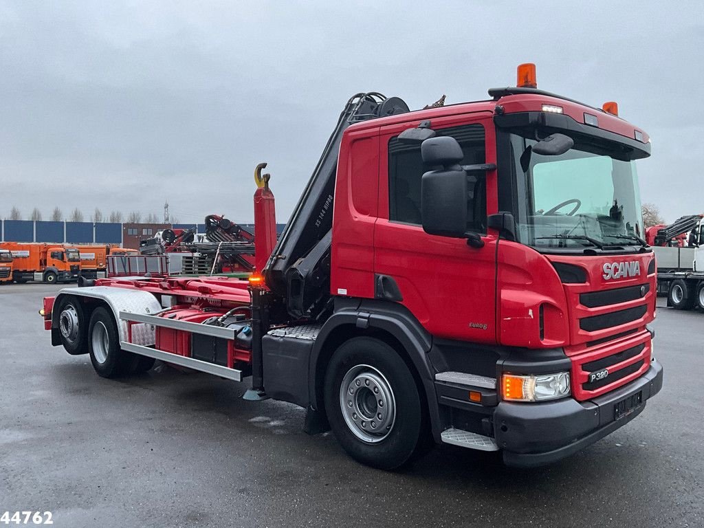 Abrollcontainer des Typs Scania P 320 Euro 6 Hiab 14 Tonmeter laadkraan, Gebrauchtmaschine in ANDELST (Bild 5)